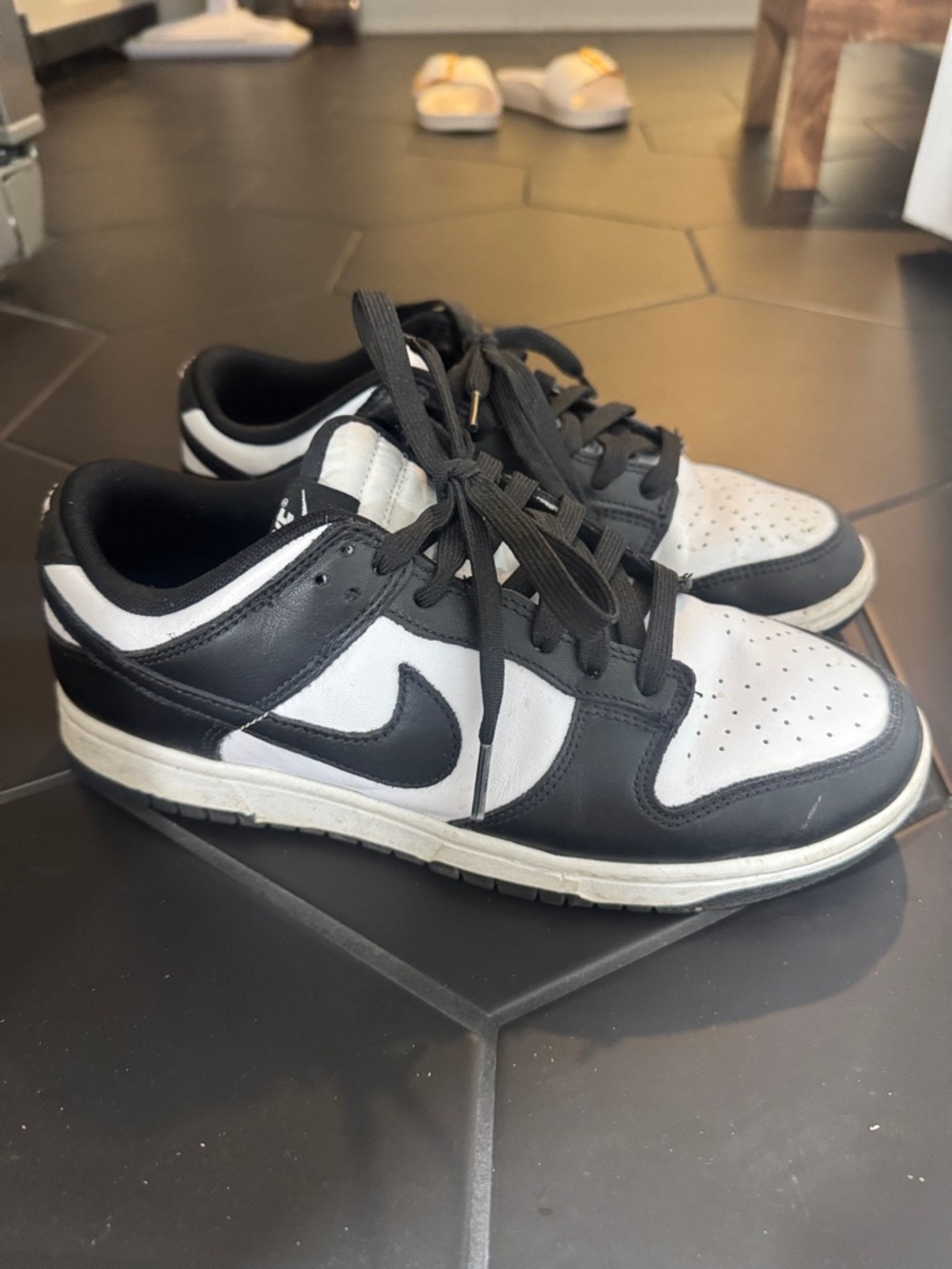 Nike Black and White Low-Top Sneakers